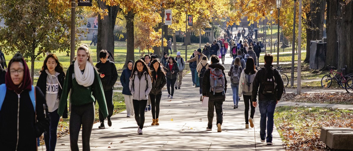 Walking Students