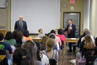 Panel discussion with the Honorable Jeffrey Ford; Dr. Beth Rom-Rymer, Karen McLaughlin, and Dr. James Leonard