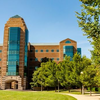 Outside of the North side of the Beckman Institute