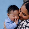 smiling infant